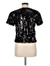 WD.NY 100% Polyester Black Short Sleeve Top Size M - photo 2