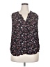 Sanctuary 100% Rayon Floral Black Sleeveless Blouse Size 2X - photo 1