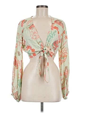 Loco Lindo Long Sleeve Blouse (view 1)