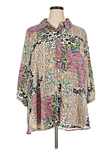 Jones & Co 3/4 Sleeve Blouse (view 1)