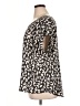 Apt. 9 100% Polyester Black Short Sleeve Blouse Size XL - photo 5