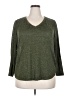 Faded Glory Green 3/4 Sleeve Top Size 2X - photo 1