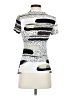DKNY Silver Short Sleeve Top Size S (petite) - photo 2