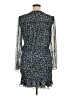 Veronica Beard 100% Silk Print Green Blue Casual Dress Size 16 - photo 2