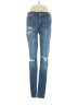 Ann Taylor LOFT Hearts Blue Jeans Size 24 waist - photo 1