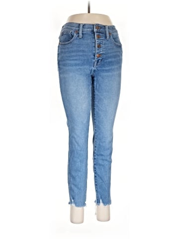 Madewell 10" High-Rise Skinny Jeans in Cordova Wash: Button-Front Edition (view 1)