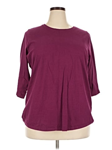 Woman Within 3/4 Sleeve T-Shirt (view 1)