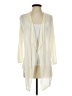 August Silk 100% Viscose Ivory Cardigan Size S - photo 1