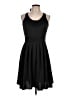 Ann Taylor LOFT 100% Polyester Solid Black Cocktail Dress Size 6 - photo 1