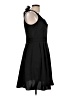 Ann Taylor LOFT 100% Polyester Solid Black Cocktail Dress Size 6 - photo 4