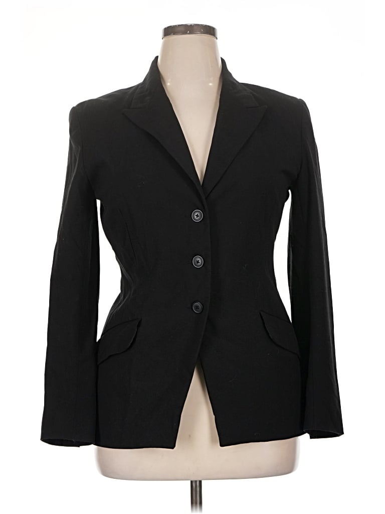 Pre-owned Norma Kamali Blazer Jacket In Black