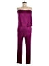 Ella Moss Color Block Purple Jumpsuit Size M - photo 1