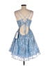 B. Darlin 100% Polyester Blue Cocktail Dress Size 15 - 16 - photo 2