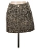 MNG Animal Print Brown Casual Skirt Size S - photo 1