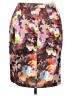 Simonton Says Floral Brown Formal Skirt Size M - photo 1