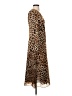 Zara Animal Print Brown Cocktail Dress Size XS - photo 4