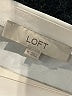 Ann Taylor LOFT 100% Polyester Ivory Short Sleeve Blouse Size M - photo 7