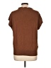 En Creme Brown Short Sleeve Top Size L - photo 2