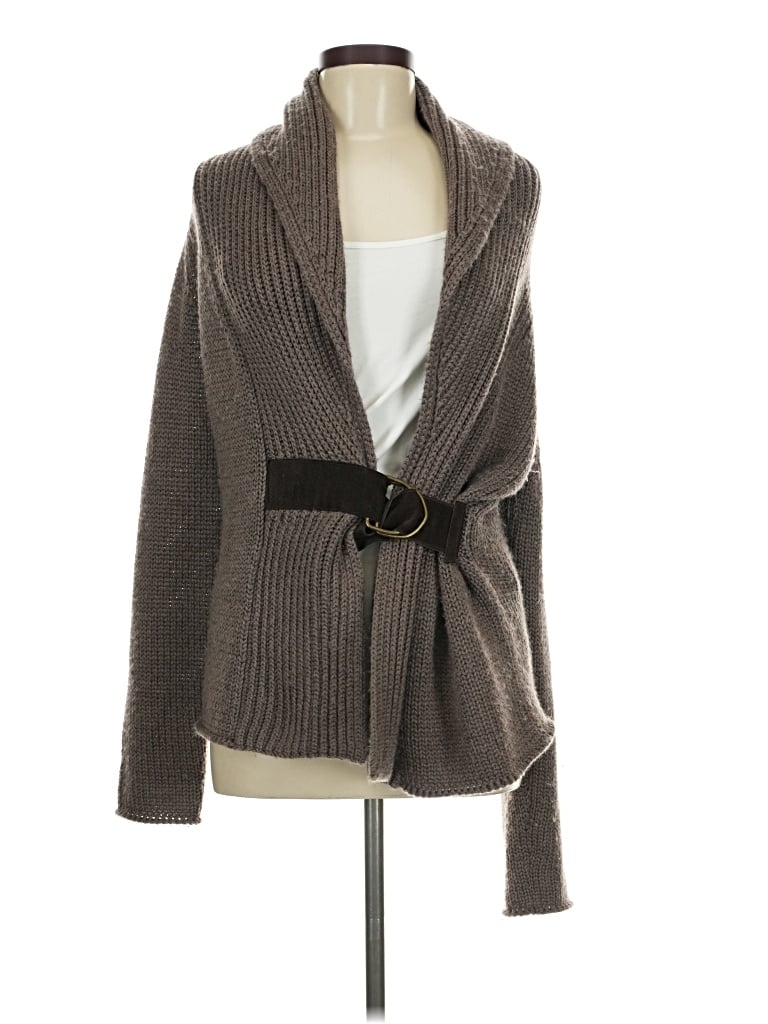 Pre-owned Soft Surroundings Cardigan Sweater In Brown