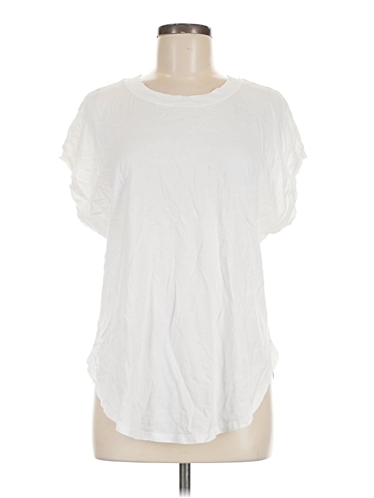 Pre-owned Lou & Grey Short Sleeve T-shirt In White