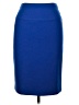 BOSS by HUGO BOSS Solid Blue Formal Skirt Size L (estimated) - photo 1