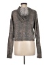 Olivaceous Metallic Gray Turtleneck Sweater Size M - photo 2