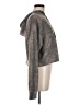Olivaceous Metallic Gray Turtleneck Sweater Size M - photo 4