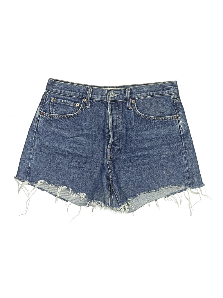 Pre-owned Agolde Denim Shorts In Blue