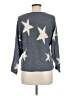 Chelsea & Theodore Stars Gray Pullover Sweater Size M - photo 2