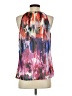 Frank Lyman Design 100% Polyester Silver Sleeveless Blouse Size 4 - photo 2