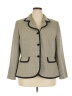 Sag Harbor 100% Polyester Tweed Gray Blazer Size 18 - photo 1