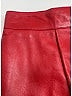 Valentino 100% Leather Metallic Red Shorts Size EU (IT) 40 / US 4 - photo 4