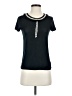 Chanel 100% Cotton Tweed Black Vintage Blouse Size EU (FR) 38 / US 6 - photo 1