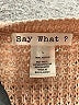 Say What? 100% Acrylic Pink Pullover Sweater Size L - photo 7