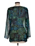 Chico's Teal Long Sleeve Blouse Size L - photo 2