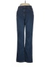 L.L.Bean Chevron-herringbone Blue Jeans Size 8 - photo 1