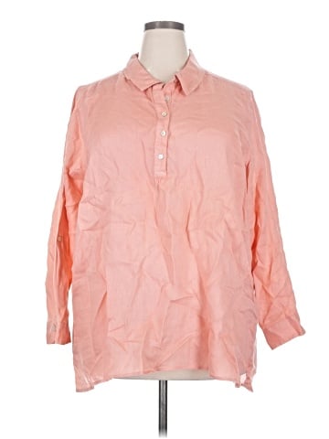 Jones New York 3/4 Sleeve Button-Down Shirt (view 1)
