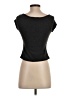 Truly Madly Deeply Black Short Sleeve Top Size S - photo 2