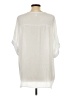 Glam 100% Polyester Ivory 3/4 Sleeve Blouse Size L - photo 2