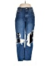 Forever 21 100% Cotton Graphic Blue Jeans Size 29 waist - photo 1
