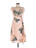 Dex Floral Pink Cocktail Dress Size M - photo 1
