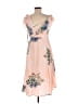 Dex Floral Pink Cocktail Dress Size M - photo 2