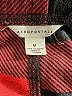Aeropostale 100% Polyester Plaid Red Shorts Size M - photo 3