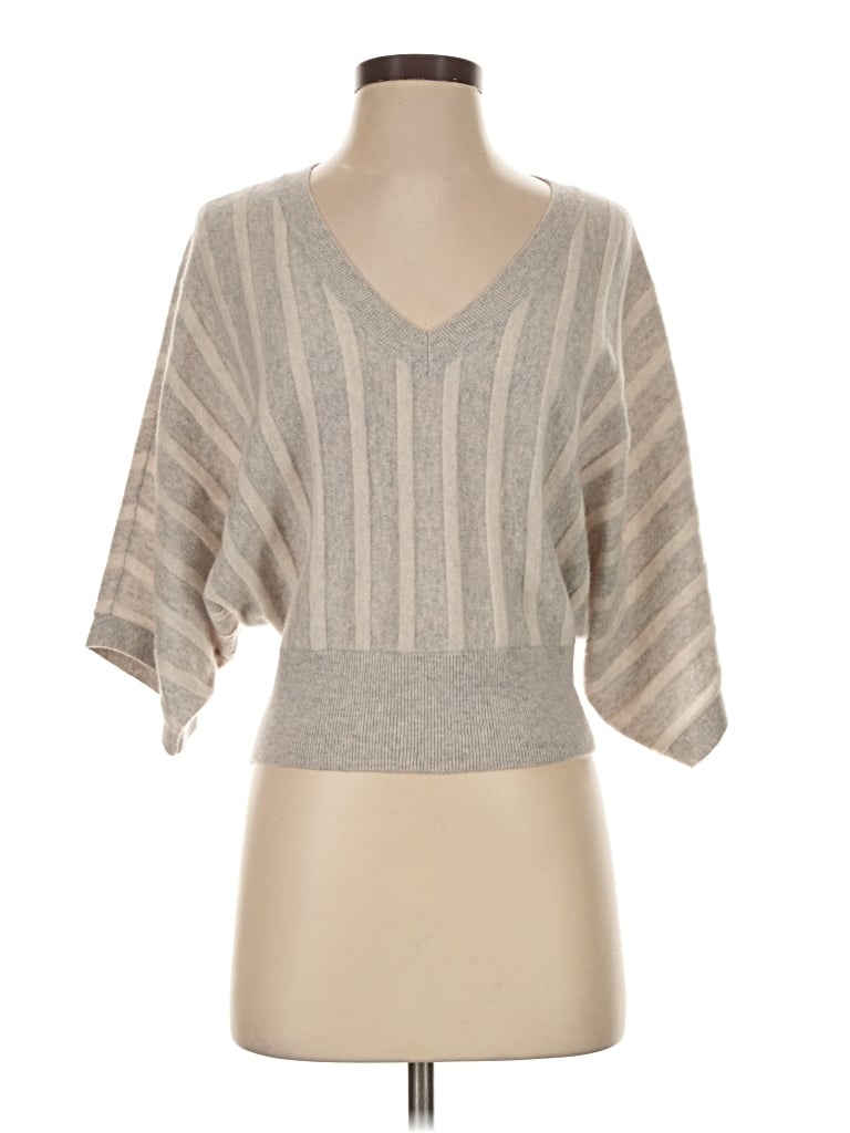 Club Monaco Cashmere Pullover Sweater: Gray Sweaters & Sweatshirts - Size X-Small