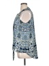 Rose + Olive 100% Polyester Blue Sleeveless Blouse Size 1X - photo 5