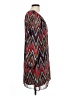 Taylor 100% Polyester Chevron-herringbone Red Casual Dress Size 10 - photo 4