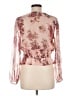 Venus 100% Polyester Pink Long Sleeve Blouse Size M - photo 2
