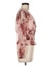 Venus 100% Polyester Pink Long Sleeve Blouse Size M - photo 4