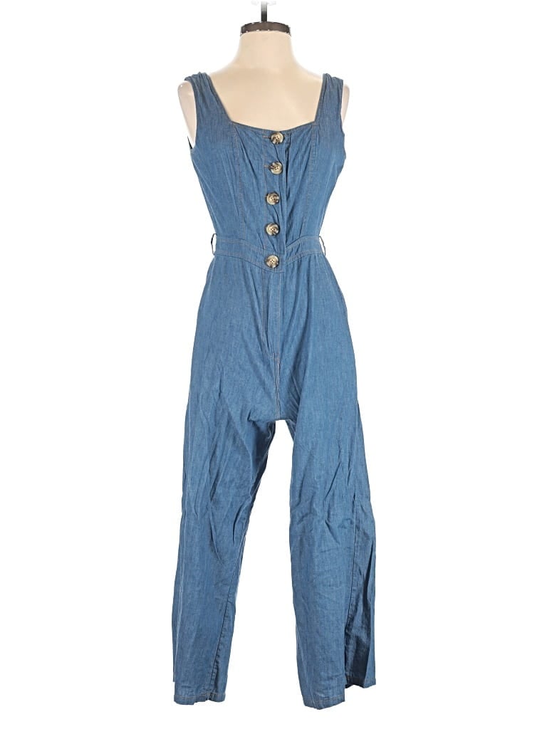 Pre-owned Very J Jumpsuit In Blue
