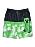 Minecraft 100% Polyester Green Board Shorts Size 18 - 20 - photo 1